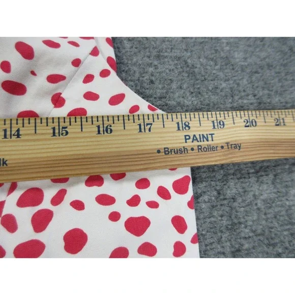 J McLaughlin Dress Womens 12 Multicolor Polka Dot Sleeveless Sheath Knee Length - Picture 5 of 14